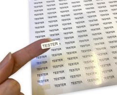 TESTER klistermærker - Hvid eller transparent