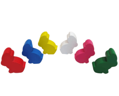 Egne træ spillebrikker