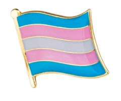Transkønnet flag emalje pin