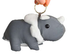 Triceratops dinosaurus refleksdyr uden logo