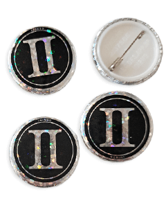 Tvillingerne stjernetegn badge 25mm