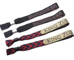 Vævede festival armbånd