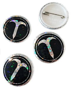 Vædderen stjernetegn badge 25mm