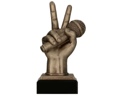 Musik statuette V tegn