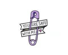 You are safe with me sikkerhedsnål pin